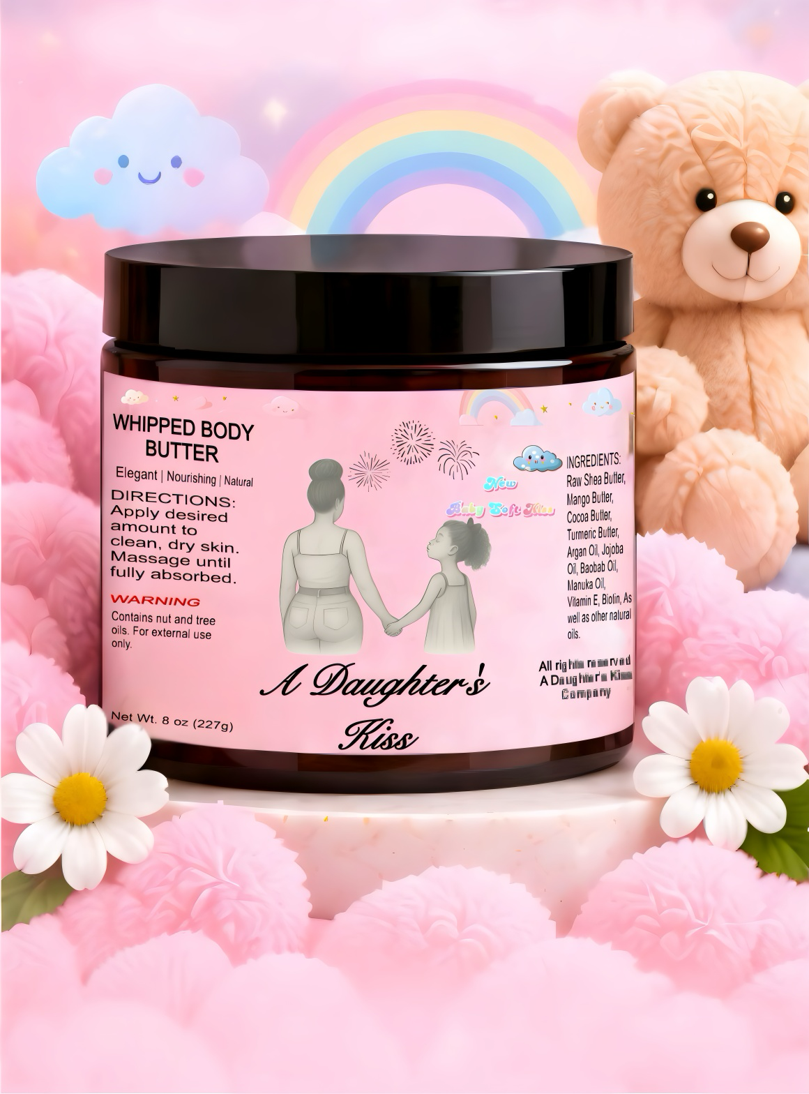 Baby Soft Kiss Whipped Body Butter 8oz